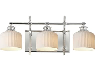 Maxim Lighting Bisque 3-Light Polished Nickel Vanity Light MX21493WTPN