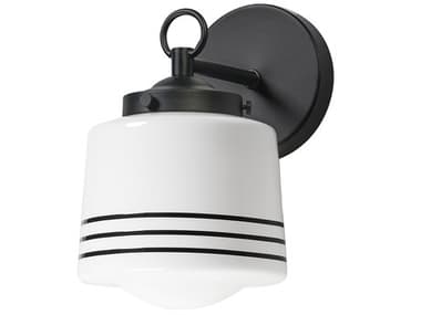 Maxim Lighting Eureka 1-Light Black Wall Sconce MX21531WTBK