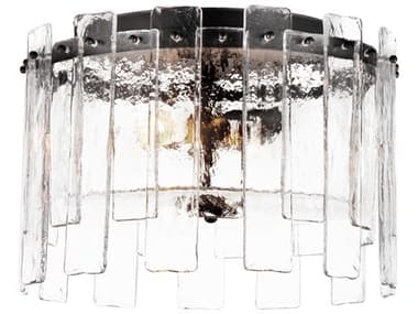 Maxim Lighting Warren 2-Light Dark Bronze Drum Flush Mount MX21832AGDBZ