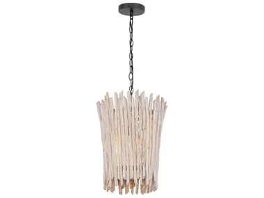 Maxim Lighting Baywood 1-Light Textured Bronze Cylinder Pendant MX22421WWTBZ