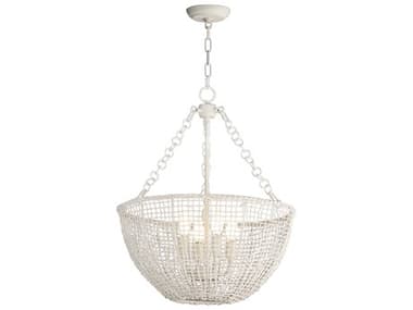 Maxim Lighting Cestino 4-Light Weathered White Pendant MX22473WWT