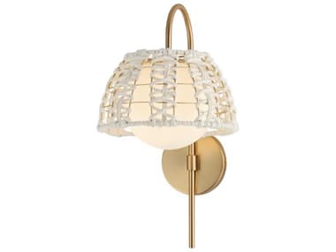 Maxim Lighting Macrame 1-Light Gold Wall Sconce MX22481SWGLD