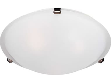 Maxim Lighting Malaga 16" 3-Light Oil Rubbed Bronze Glass Bowl Flush Mount MX2681FTOI