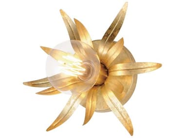 Maxim Lighting Paloma 1-Light Gold Leaf Wall Sconce MX2880GL