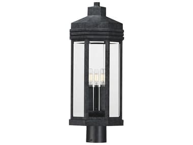Maxim Lighting Wright 3-Light Outdoor Post Light MX30220CLBKP