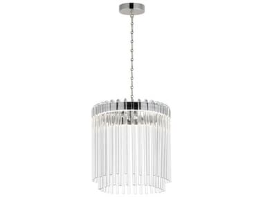 Maxim Lighting Jolie 1-Light Polished Nickel Cylinder Mini Pendant MX38421CLPN