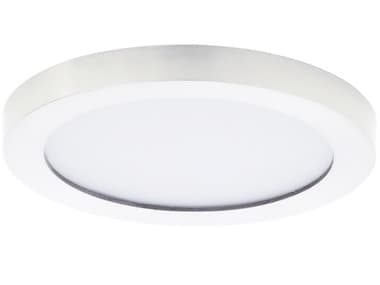 Maxim Lighting Chip 1-Light White Round Flush Mount MX57590WTWT