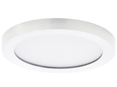 Maxim Lighting Chip 1-Light White Round Flush Mount MX57591WTWT