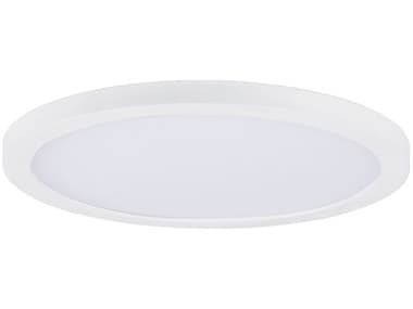 Maxim Lighting Chip 1-Light White Round Flush Mount MX57594WTWT