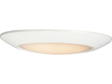 Maxim Lighting Diverse 1-Light White Bowl Flush Mount MX57915WTWT