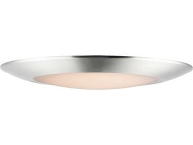 Maxim Lighting Diverse 1-Light Satin Nickel Bowl Flush Mount MX57935WTSN