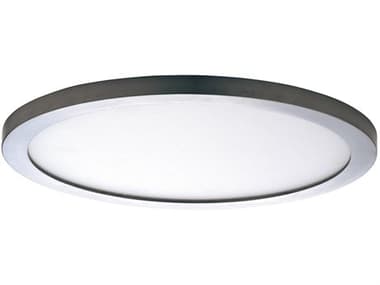 Maxim Lighting Wafer Satin Nickel 1-light 15'' Wide Outdoor Ceiling Light MX58736WTSN