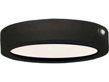 Maxim Lighting Wafer 1-Light Black Round Flush Mount MX58784WTBK