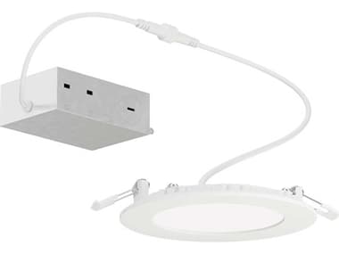 Maxim Lighting Slim 1-Light White Round Recessed Light MX67704WTWT