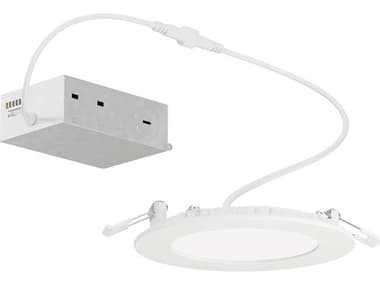 Maxim Lighting Slim 1-Light White Round Recessed Light MX67705WTWT
