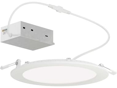 Maxim Lighting Slim 1-Light White Round Recessed Light MX67707WTWT