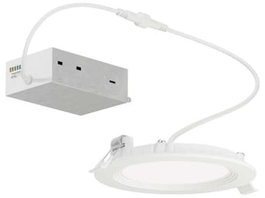 Maxim Lighting Slim Baffle 1-Light White Round Recessed Light MX67725WTWT