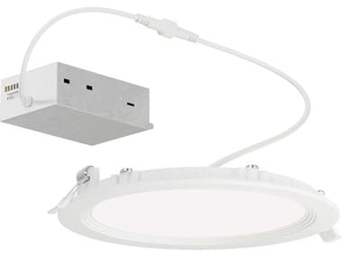 Maxim Lighting Slim Baffle 1-Light White Round Recessed Light MX67727WTWT