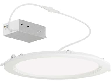Maxim Lighting Slim Baffle 1-Light White Round Recessed Light MX67729WTWT