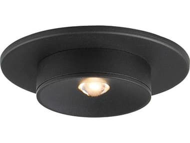 Maxim Lighting Caldera 1-Light Black Round Flush Mount MX86211BK