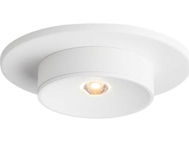 Maxim Lighting Caldera 1-Light White Round Flush Mount MX86211WT