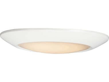 Maxim Lighting Diverse 1-Light White Bowl Flush Mount MX87611WTWT