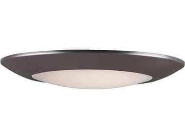 Maxim Lighting Diverse 1-Light Bronze Bowl Flush Mount MX87643WTBZ