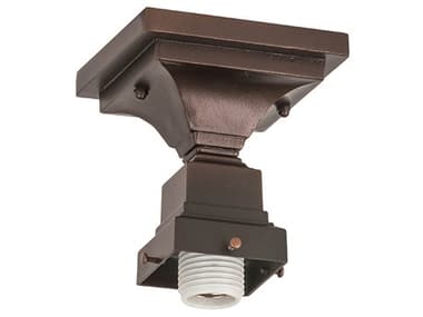 Meyda 1-Light Mahogany Bronze Flush Mount MY139911