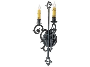 Meyda Aneila 20" Tall 2-Light Oil Rubbed Bronze Wall Sconce MY240495