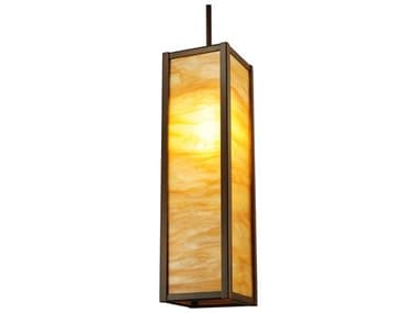 Meyda 1-Light Steel Glass Lantern Mini Pendant MY243654