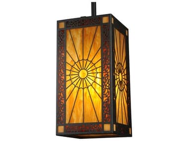 Meyda 1-Light Steel Glass Mini Pendant MY245259