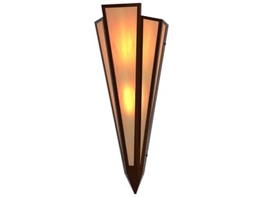 Meyda Brum 2-Light Sepia Brown Traditional Wall Sconce MY255794