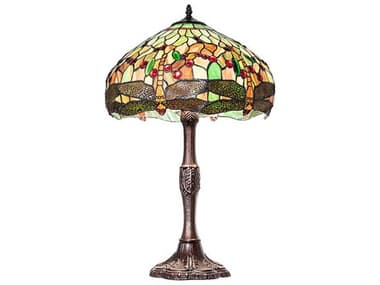 Meyda Tiffany Hanginghead Dragonfly Mahogany Bronze Buffet Lamp MY265991
