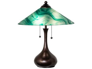 Meyda Metro Mente Swirl Copper Vein Table Lamp MY267265