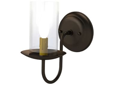 Meyda Loxley 9" Tall 1-Light Oil Rubbed Bronze Wall Sconce MY268778