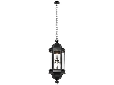 Meyda Gascony 12-Light Solar Black Pendant MY269590