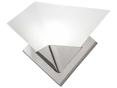 Meyda Tempe 1-Light Polished Stainless Steel Wall Sconce MY270677
