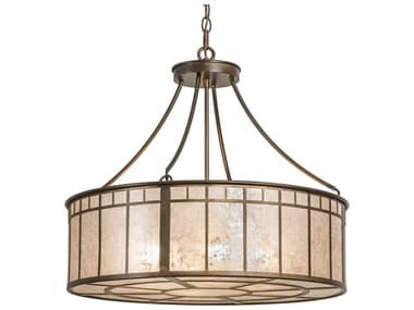 Meyda Glendale 4-Light Antique Copper Pendant MY271105