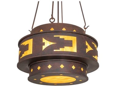 Meyda Sandia 4-Light Rusty Nail Pendant MY271689