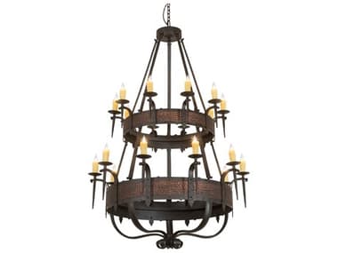 Meyda Costello 20-Light Oil Rubbed Bronze Traditional Chandelier MY272226