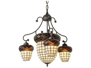 Meyda Acorn 5-Light Oil Rubbed Bronze Traditional Chandelier MY272238