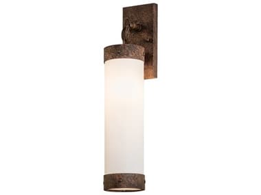 Meyda Cilindro 1-Light Distressed Chestnut Bronze Wall Sconce MY272440