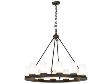 Meyda Loxley 12-Light Oil Rubbed Bronze Chandelier MY273610