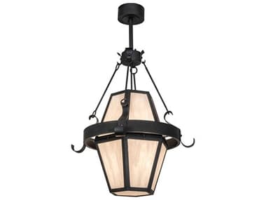 Meyda Bonanza 8-Light Costello Black Outdoor Hanging Light MY274428