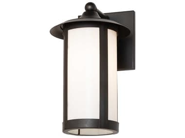 Meyda Fulton 1-Light Black Patina Outdoor Wall Light MY274555