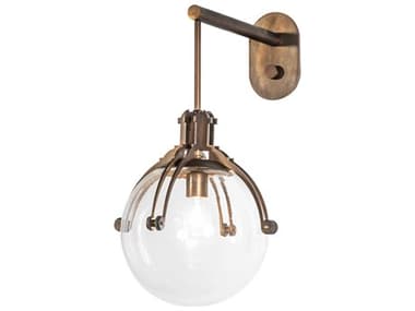 Meyda Bola 1-Light Antique Copper Wall Sconce MY274913