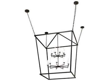 Meyda Kitzi 18-Light Flat Black Pendant MY276213