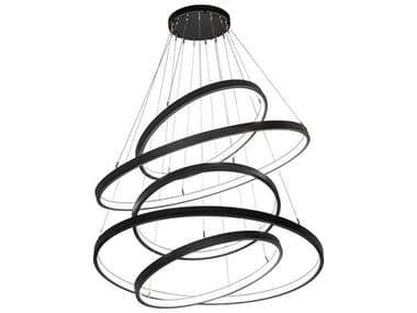 Meyda Anillo Textured Black Chandelier MY276311