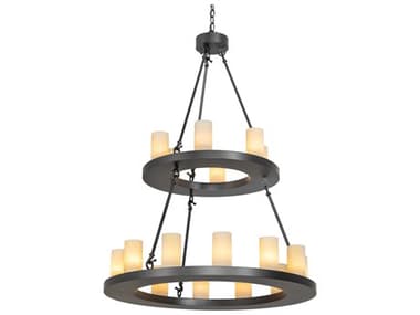 Meyda Loxley 18-Light Wrought Iron Chandelier MY276477