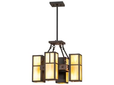 Meyda Hyde Park 8-Light Oil Rubbed Bronze Pendant MY276559